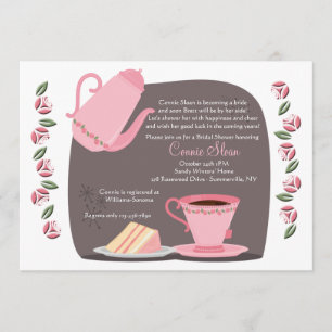 Tea Time Invitation Kaart