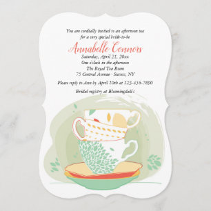 Tea Time Invitation Kaart