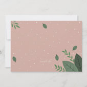 Tea Time Invitation Kaart (Achterkant)