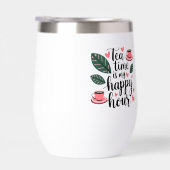 Tea time is mijn happy hour thermische Mok (Rechts)