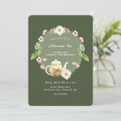 Tea Time Kaart (Staand voorkant)