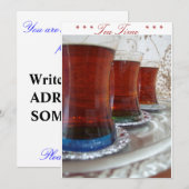 Tea Time Kaart (Voorkant / Achterkant)