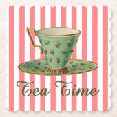 Tea Time Kartonnen Onderzetters (Voorkant)