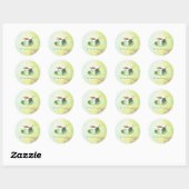 Tea Time Katten sticker (Vel)
