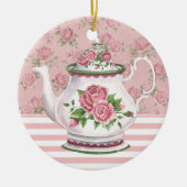 Tea Time Keramisch Ornament (Voorkant)