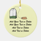 Tea Time Keramisch Ornament (Achterkant)