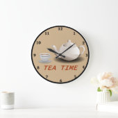 Tea Time Kitchen Clock Grote Klok (Huis)