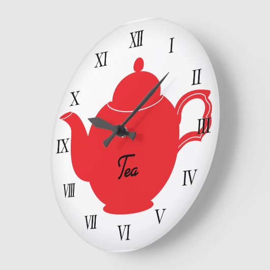 Tea Time Kitchen Clock Grote Klok (Hoek)