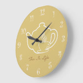Tea Time Kitchen wandklokken (Hoek)