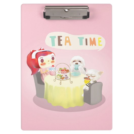 Tea Time Klembord (Voorkant)