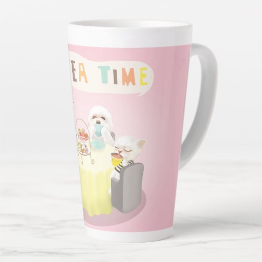 Tea Time Latte Mok (Rechterhoek)