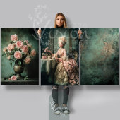 Tea Time Mary Antoinette Zwaar Gewicht Decoupage Inpakpapier Vel