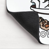 Tea Time Meow Time - Schattige kat en thee ontwerp Muismat (Hoek)