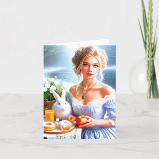 Tea Time met Alice, kaart voor iedereen (Voorkant)