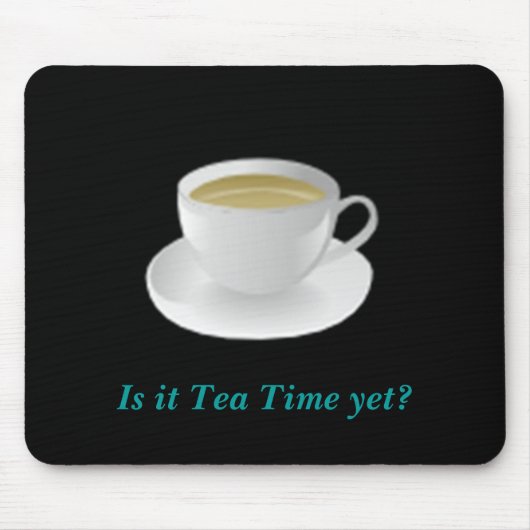 Tea Time mousepad Muismat (Voorkant)