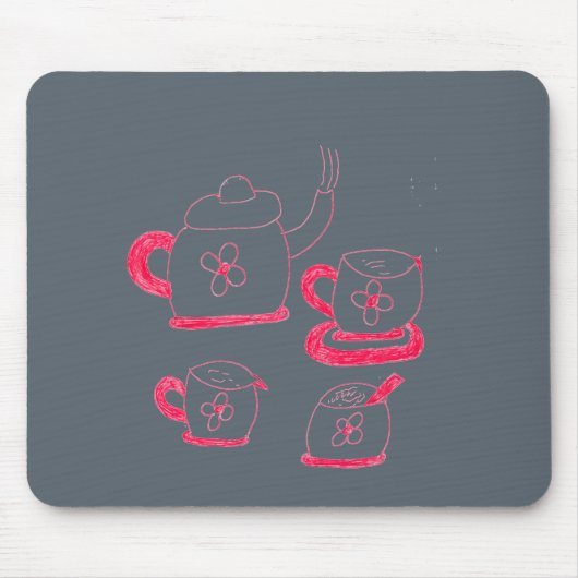 Tea Time Mousepad Muismat (Voorkant)