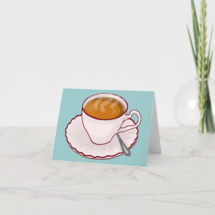 Tea Time Note Card Kaart