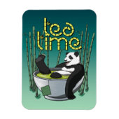 Tea Time Panda Magneet (Verticaal)