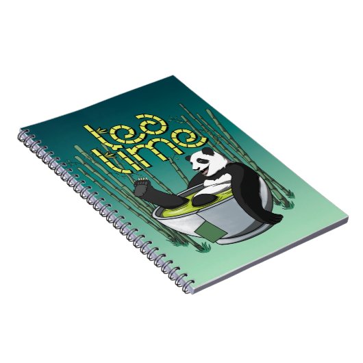 Tea Time Panda Notitieboek (Rechterzijde)