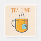 Tea Time Paper Napkin Servet (Voorkant)