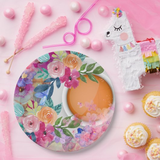 Tea Time Papieren Bordje (Feest)