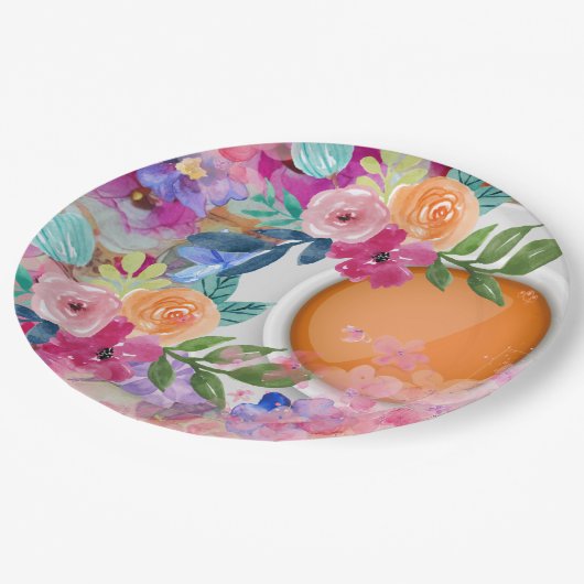 Tea Time Papieren Bordje (Gekanteld)