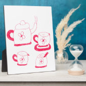 Tea Time Photo Plaque Fotoplaat (Zijkant)