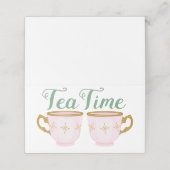 Tea Time Plaatskaartje (Buitenkant ongevouwen)