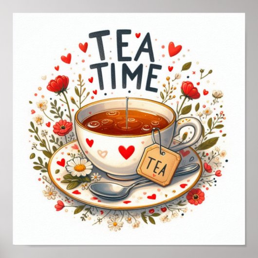 Tea Time Poster (Voorkant)