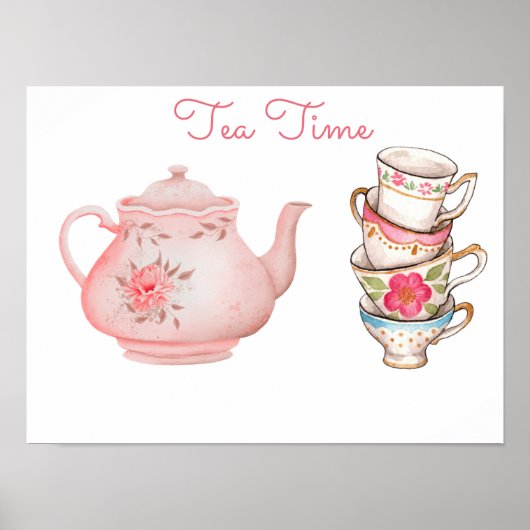 Tea Time Poster (Voorkant)