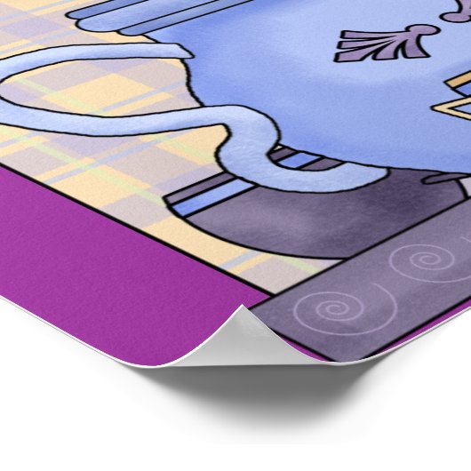 Tea time poster (Hoek)