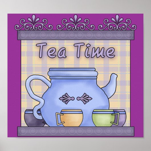 Tea time poster (Voorkant)