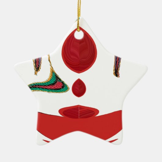 Tea Time Red Tea.png Keramisch Ornament (Voorkant)