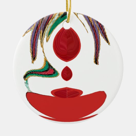 Tea Time Red Tea.png Keramisch Ornament (Voorkant)