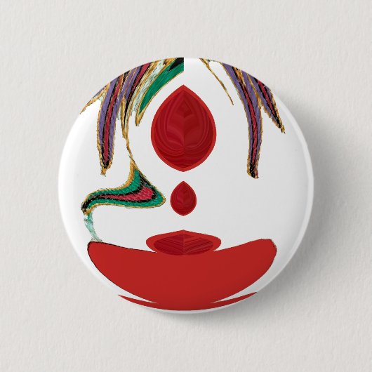 Tea Time Red Tea.png Ronde Button 5,7 Cm (Voorkant)