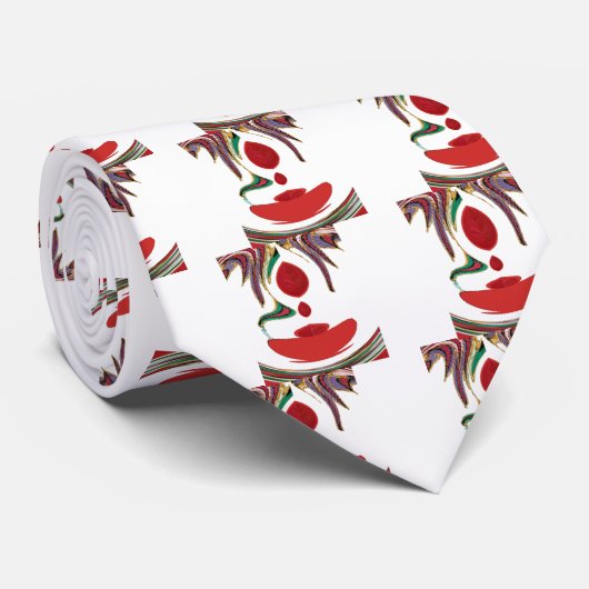 Tea Time Red Tea.png Stropdas (Opgerold)