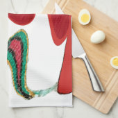 Tea Time Red Tea.png Theedoek (Quarter Fold)