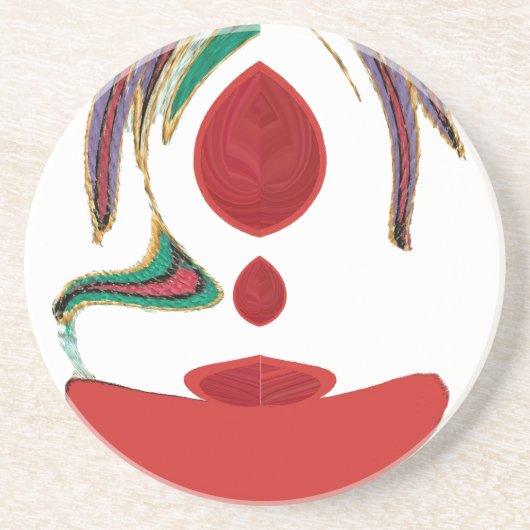 Tea Time Red Tea.png Zandsteen Onderzetter (Voorkant)