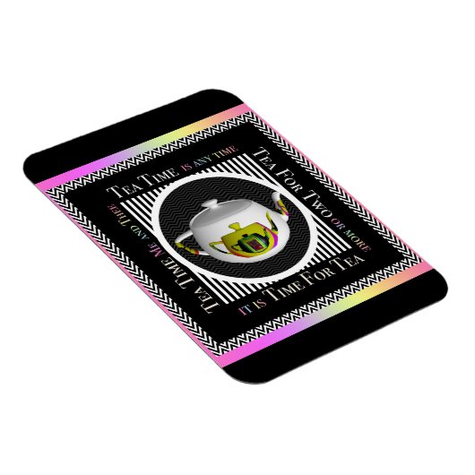 Tea Time Refrigerator Magneet (Rechterzijde)
