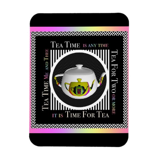 Tea Time  Refrigerator  Magneet (Verticaal)