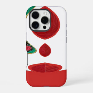Tea Time Rode Thee.png iPhone 16 Pro Hoesje