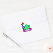 Tea Time Ronde Sticker (Envelop)
