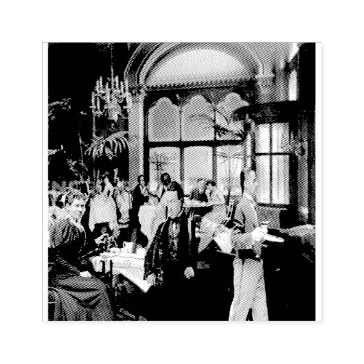 Tea Time Rubberstempel (Afrduk)