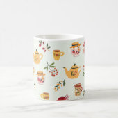 Tea Time Seamless Patroon Koffiemok (Center)