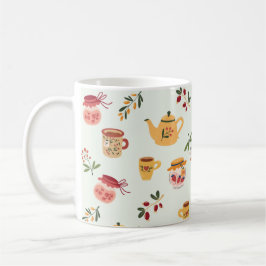 Tea Time Seamless Patroon Koffiemok