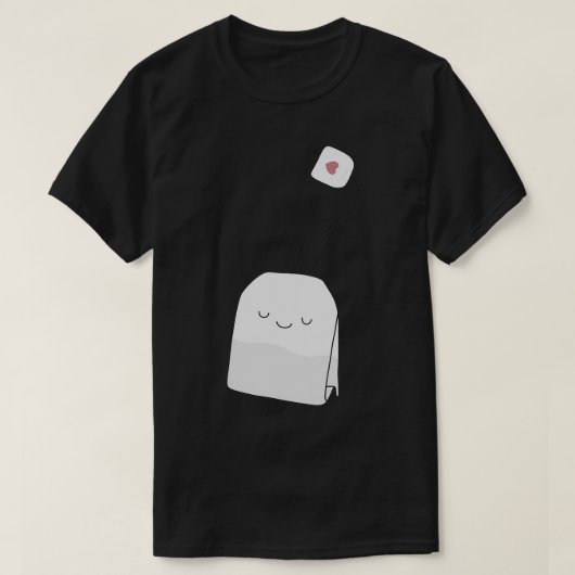 Tea Time Sleeping Tea Bag T-shirt (Design voorkant)