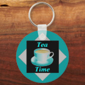 Tea Time Sleutelhanger (Voorkant)