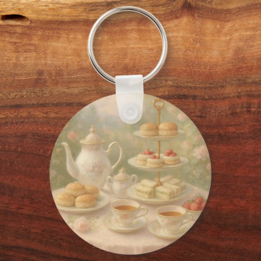 Tea Time Sleutelhanger (Voorkant)