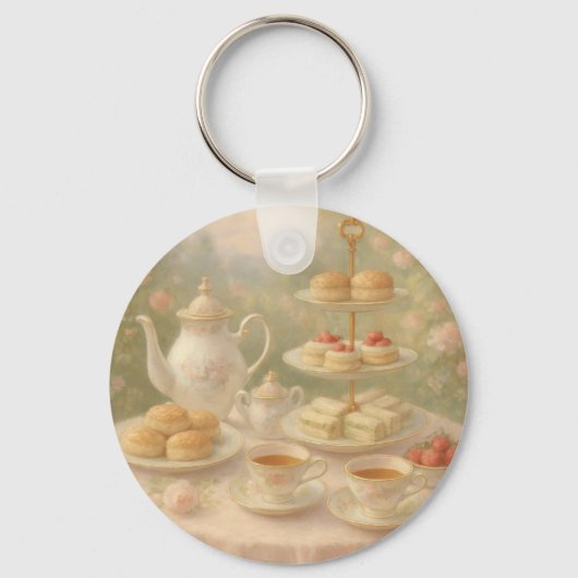 Tea Time Sleutelhanger (Achterkant)