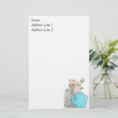 Tea Time Stationery Briefpapier (Staand voorkant)